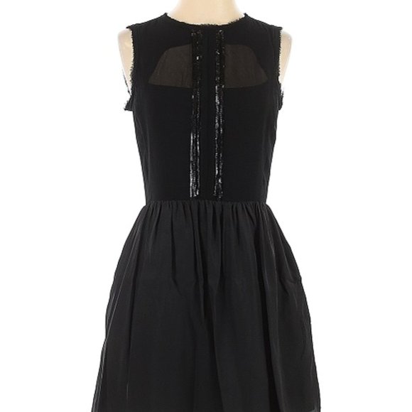 Jessica Simpson Fit & Flare Black Cocktail Dress Sz 8 - Picture 11 of 11